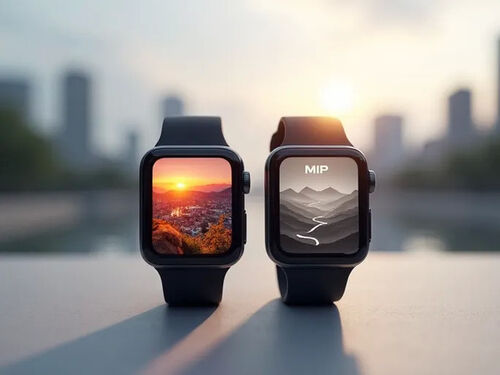 Último blog de la compañía AMOLED vs. MIP: Comparando las Tecnologías de Pantalla en Relojes Inteligentes