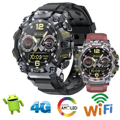 Reloj de exterior 4G GPS de diseño de acero inoxidable y batería de 1150MA