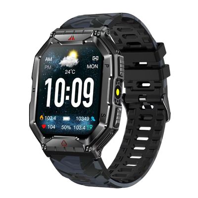 Un buen precio. KR82 2.1'' Deportes Smart Watch Gran pantalla brújula Monitoreo de la frecuencia cardíaca linterna en línea