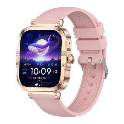 Reloj inteligente elegante portátil de forma cuadrada Resistencia al agua larga duración de la batería