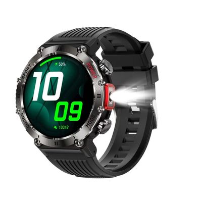 Un buen precio. 1.43 pulgadas de forma redonda reloj inteligente cargador inalámbrico de grabación de la frecuencia cardíaca a prueba de agua en línea
