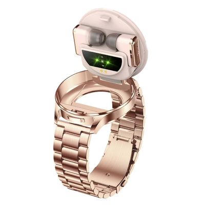 Reloj inteligente de moda con auriculares TWS Notificación de información de alta eficiencia