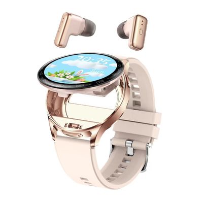 Un buen precio. TWS Bluetooth Earphone Smartwatch Ritmo cardíaco y presión arterial Conjunto de chips de 1.39 