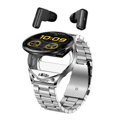 Un buen precio. Experimenta la combinación perfecta de estilo y función con el reloj inteligente TWS y los auriculares inalámbricos en línea