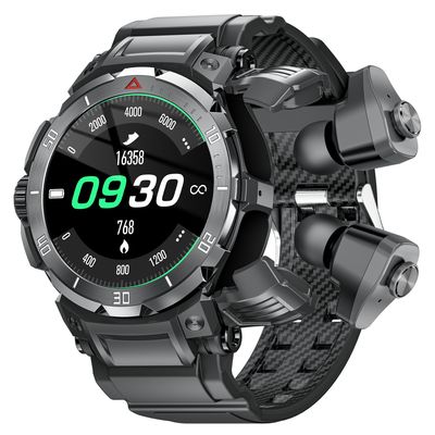 Reloj inteligente impermeable IP67 con TWS emparejado con sensor de frecuencia cardíaca para Android e IOS