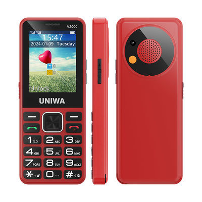 Teléfono 4G para adultos mayores con pantalla IPS de 2.4 pulgadas y soporte para varios idiomas