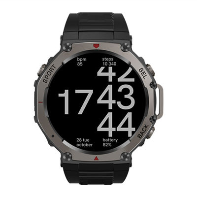 DM58-GPS Reloj de seguimiento GPS 1.43' AMOLED HD Display y sensor de frecuencia cardíaca de alta precisión