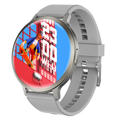 Forma de círculo Display AMOLED Smart Watch Sensor de frecuencia cardíaca y tema personalizable
