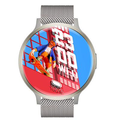 1.73' AMOLED HD Display Forma redonda Reloj inteligente Consumo Sensor de frecuencia cardíaca