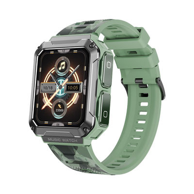 Reloj inteligente TWS con auriculares inalámbricos y brazalete inteligente de música local y características avanzadas