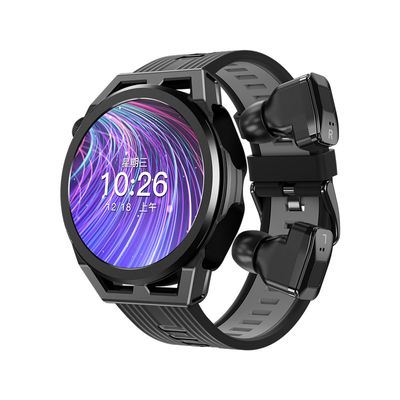 Un buen precio. Fitness TWS Smart Watch Bluetooth doble auricular llamada 2 en 1 auriculares y reloj inteligente en línea