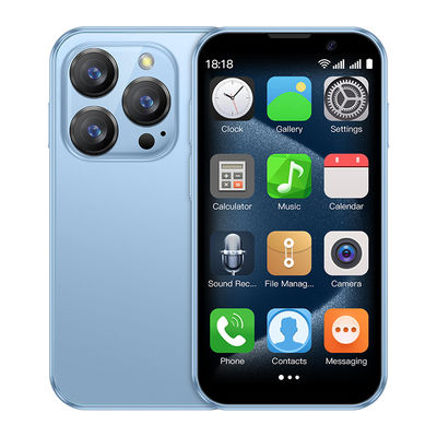 Mini Smartphone 3G con diseño de vidrio Nami Meatal y soporte multilingüe para la accesibilidad global