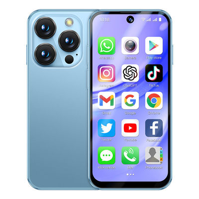 4G 3.88' MT6762 Dual SIM 5MP cámara WIFI FM Bluetooth Tipo-C huella digital Android Mini Smartphone