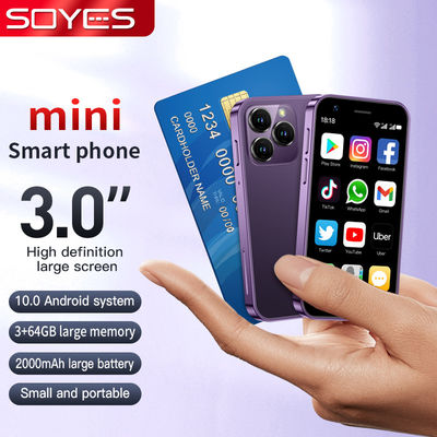 Un buen precio. Cuad Core 4G Mini Smartphone 3+32GB XS16 Android 10.0 Smartphone con pantalla de 3 pulgadas en línea