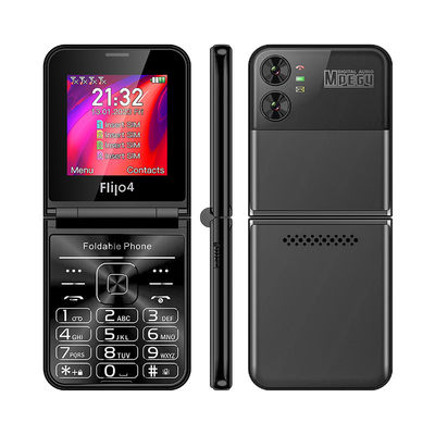 F265 2.55' 4 tarjetas SIM Flip teclado teléfono móvil 1400mAh cámara radio FM 2G