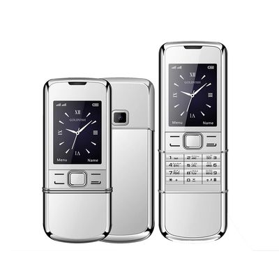 Nuevo clásico 8800 2G GSM Dual SIM Bluetooth Slider teléfono móvil 2.4 pulgadas pantalla