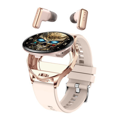 3 en 1 auriculares inalámbricos Bluetooth Smart Watch TWS Audífonos incorporados 1.43' T98
