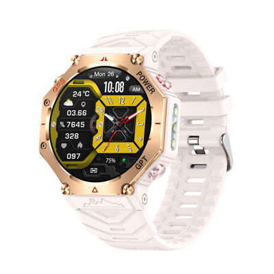 KC91 GPS reloj inteligente de 1.39' pantalla de soporte GPT linterna Bluetooth múltiples deportes