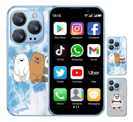 Un buen precio. A8 Pro-a Mini de 3,0 pulgadas 3g Red Phone 2+16g Android 9.0 Niños teléfono móvil regalo de cumpleaños en línea