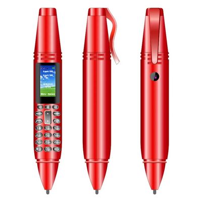 Un buen precio. AK007 Mini teléfono móvil de 0,96 pulgadas pantalla OLED radio inalámbrico FM estilo bolígrafo 2G en línea