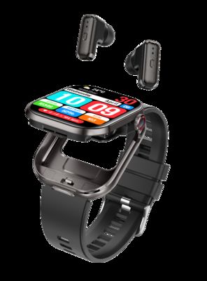 Un buen precio. T99 2 en 1 Smartwatch con Auriculares TWS Inalámbricos 2.02 pulgadas IPS Llamada Bluetooth IP67 Impermeable 300mAh en línea