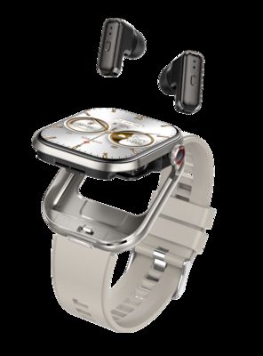 T99 TWS Smartwatch inalámbrico de 2,02 pulgadas IPS 320x385 BT5.0 Bluetooth llamada IP67 impermeable 300mAh