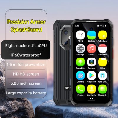 Un buen precio. IPS Android12 6+128GB 3000mAh MAXO Rugged Smartphone IP68 Mini Waterproof 3.88 '' en línea