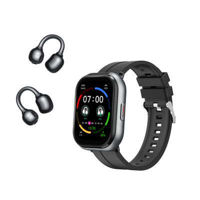 D12 Smart Watch TWS 2 en 1 Bluetooth inalámbrico de llamada auricular reproducción de música Sport Fitness Tracker
