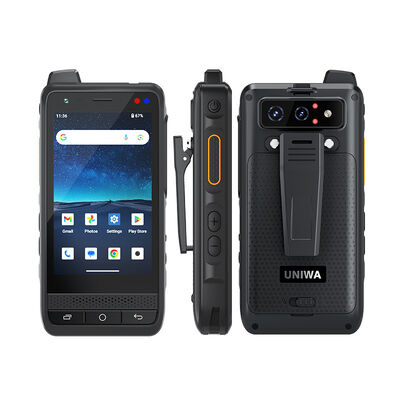 F400 Walkie Talkie 4G PDA robusto Android15 4' 4' + 64GB 2.5W Gran altavoz 4350mAh PoC SOS NFC
