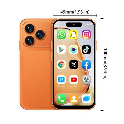 Un buen precio. 2026 nuevo Orange A18 Pro 4.0 pulgadas Android 12.0 2000mAh 4G doble SIM smartphone en línea