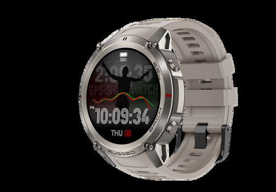 Un buen precio. Reloj inteligente deportivo GPS con pantalla AMOLED HD de 143 pulgadas, sensor de frecuencia cardíaca y clasificación de resistencia al agua 5ATM en línea