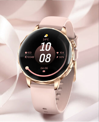 Un buen precio. Reloj inteligente Diente Azul Llamada Deportiva Brazalete Inodoro Música Ritmo cardíaco Sueño Mujer Salud en línea
