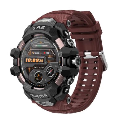 Un buen precio. Reloj inteligente diseñado para entusiastas del aire libre con GPS de navegación de monitoreo de frecuencia cardíaca en línea