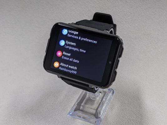 La cobertura 4G LTE completa le permite mantenerse conectado en cualquier lugar Rainbuvvy Smartwatch 4G
