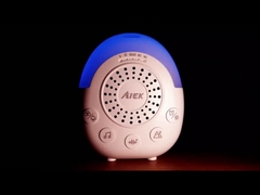 Máquina de ruido blanco de bloqueo infantil con luz nocturna de cinco colores 30 Sonidos relajantes Función de temporizador