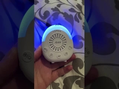 Máquina de ruido blanco de bloqueo infantil con luz nocturna de cinco colores 30 Sonidos relajantes Función de temporizador