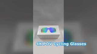 Gafas Inteligentes de Ciclismo con IA Q01 Cámara Grabación de Video Traducción en Tiempo Real Protección UV Deportes