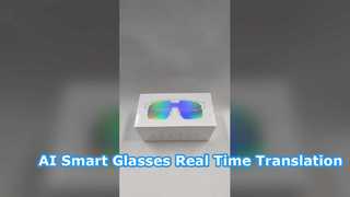 Asistente X01 AI ChatGPT, control de voz, traducción en tiempo real, gafas de sol con cámara, gafas inteligentes AI