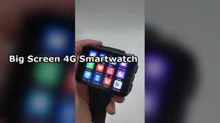 Desbloqueo facial de pantalla grande Smartwatch 4G AMOLED