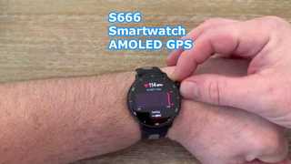 S666 Smartwatch AMOLED GPS Bluetooth Llamada