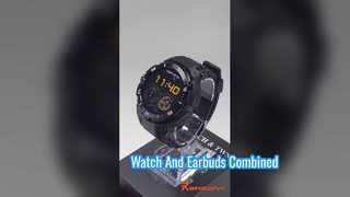 Smart Watch 2 de las auriculares de NFC en 1 supervisión Wat de la salud de los hombres de la llamada de la música de los auriculares de botón de los auriculares de TWS Bluetooth