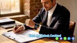 El reloj inteligente multifuncional integra un diseño de auriculares TWS portátiles